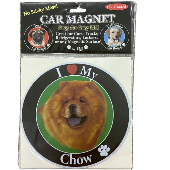 Dog Breed Car Magnets By E&S UV-Coated Magnetic Decals For Cars Trucks Lockers - Picture 7 of 7